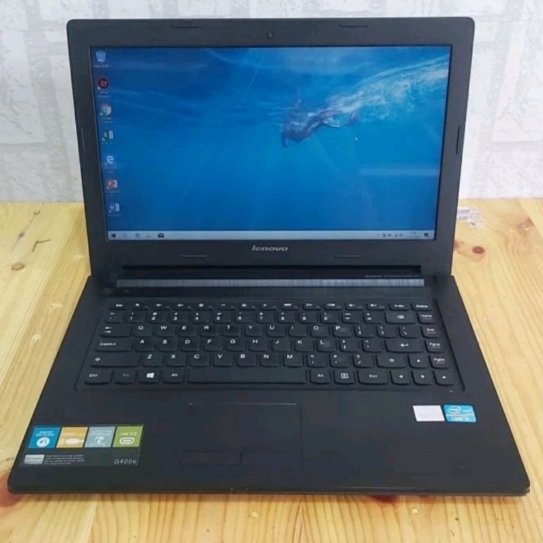 Laptop Lenovo G400s intel Cor i3-3110M Ram 4GB HDD 500GB Windows 10 Full Aplikasi Office lengkap