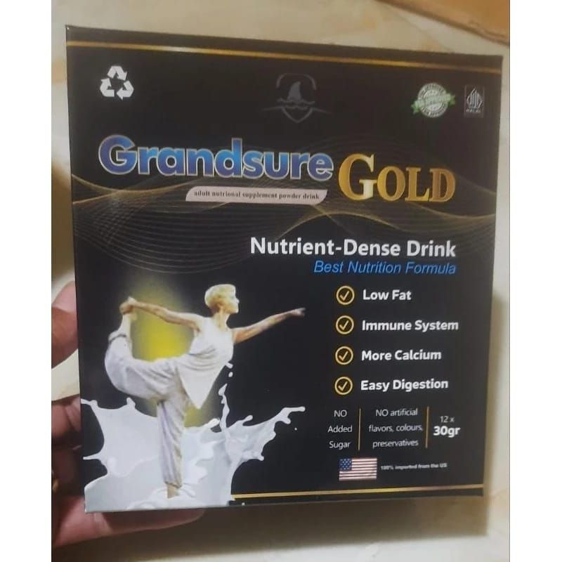 

GRANDSURE GOLD NUTRIENT - DENSE DRINK SUSU UNTUK NYERI SENDI DAN OSTEOPOROSIS ORIGINAL