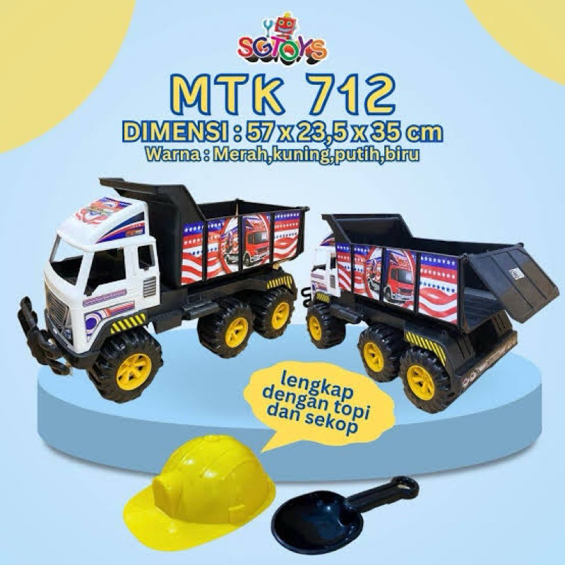 Sg toys mtk-712 mobil truk gede mobilan anak angkut pasir