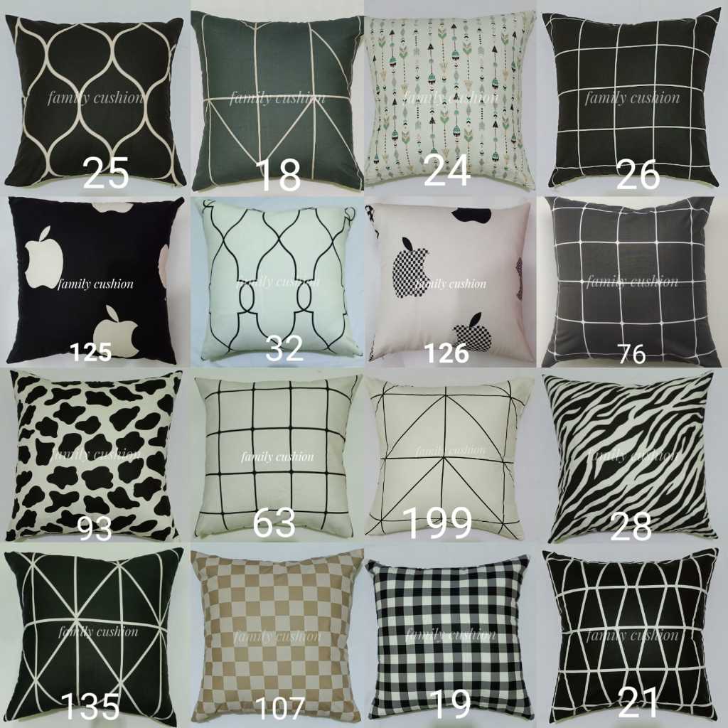 Sarung Bantal Sofa / Kursi 55X55 Terlaris