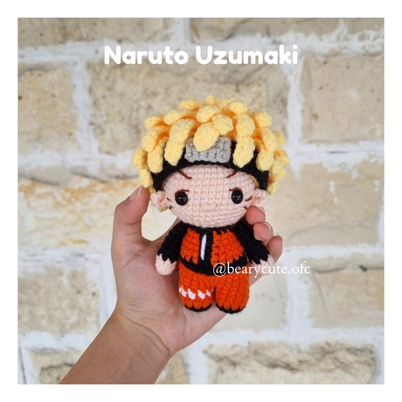 Boneka Rajut Amigurumi Anime Naruto | Naruto Uzumaki