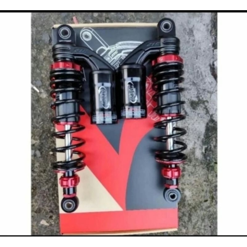 SHOCK BREAKER KTC RACING TIPE ONYX 2023 UKURAN 280/320/340 MM BLACK RED