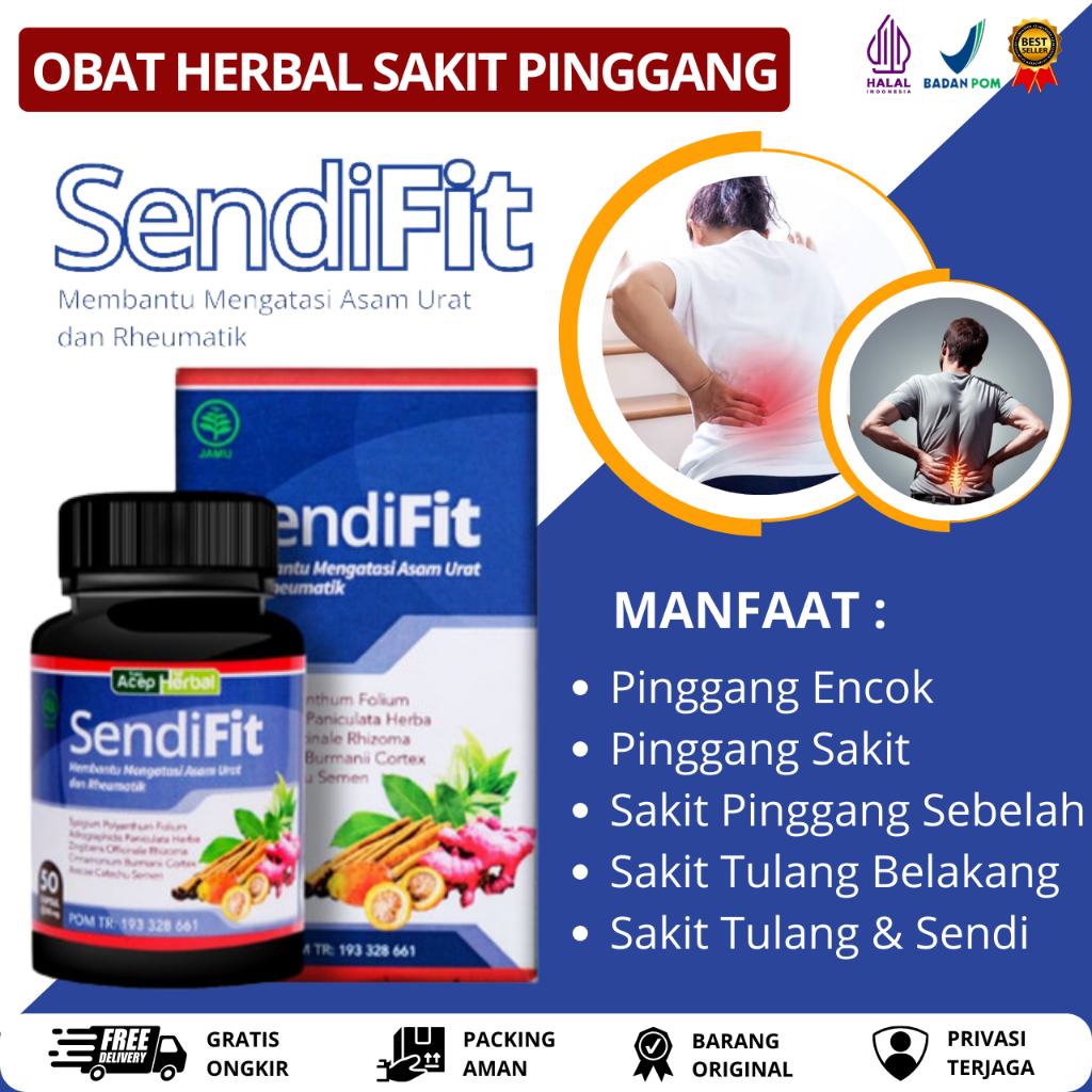 Obat Sakit Pinggang, Obat Nyeri Sendi Tulang, Obat Sakit Tulang Belakang, Obat Sakit Pinggang Sebela