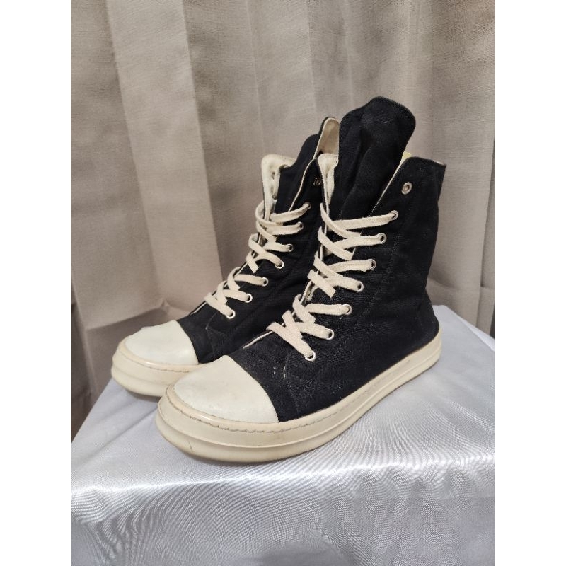 Sneakers Rick Owens Drkshdw High size 43 Made in Italy Zipper YKK