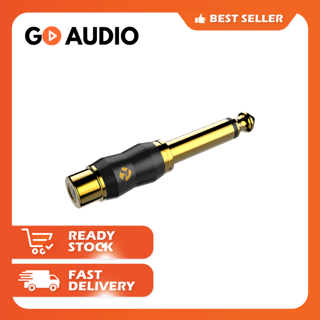 NEW ARRIVAL Roxtone Jack Sambung RCA to AKAI MONO RA2JPF High-end Metal Audio Adapter / Jack Jak Jec