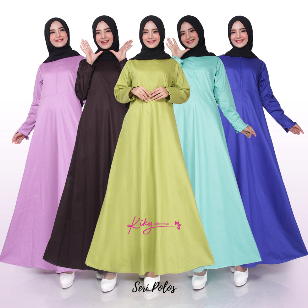 Gamis Katun Jepang original Twill Tokai Model Basic Polos Size XL Ld 110cm