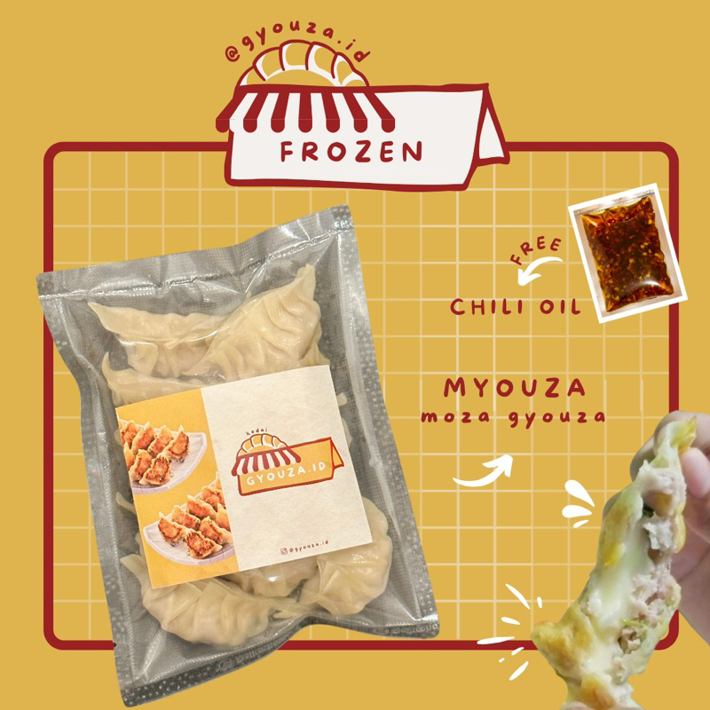 

MYOUZA - Mozarella Gyoza Frozen Premium Dimsum