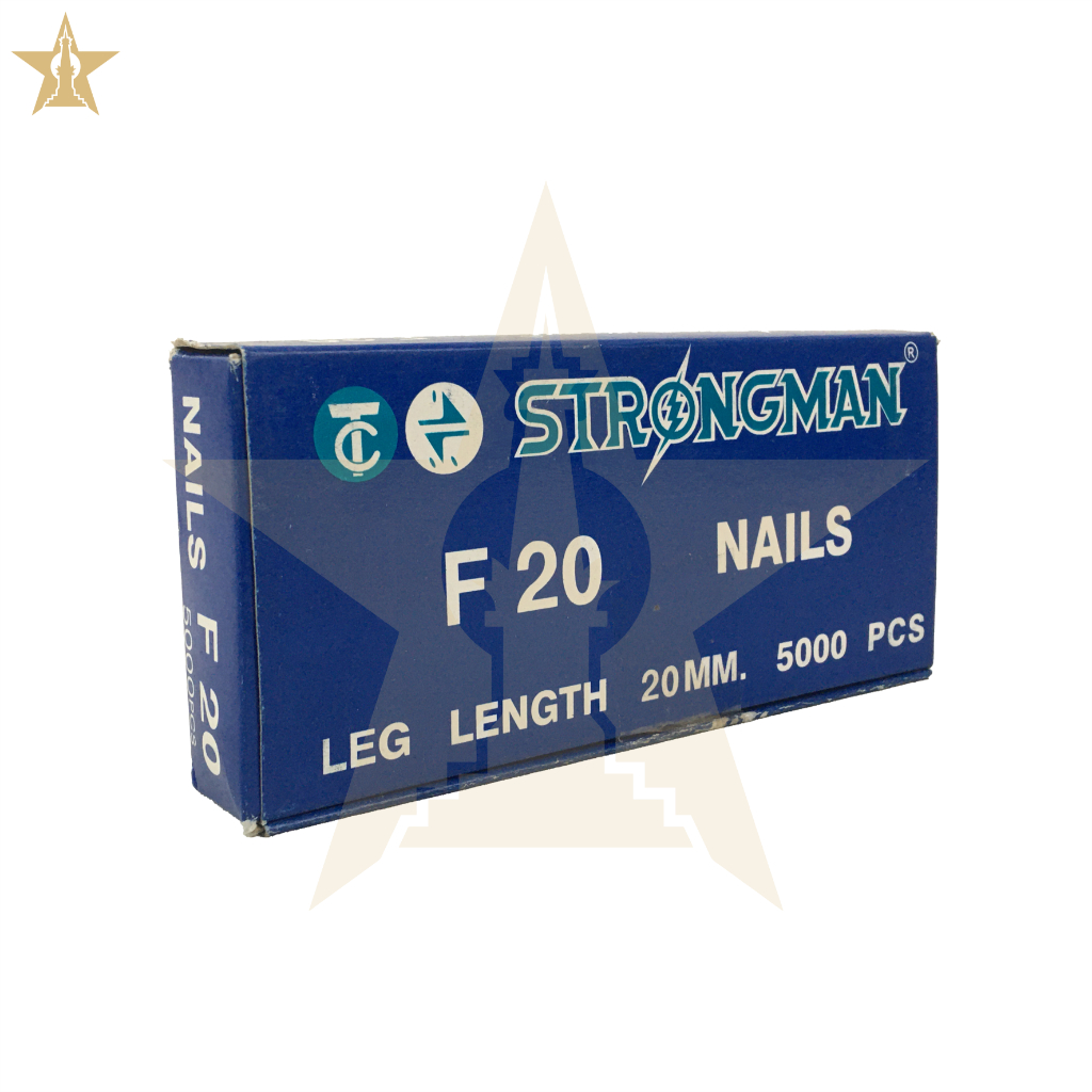 

Isi Refill Staples Paku Tembak Strongman F20 Refil Refill Isi Ulang Mesin Air Nailer Angin Stapler Gun