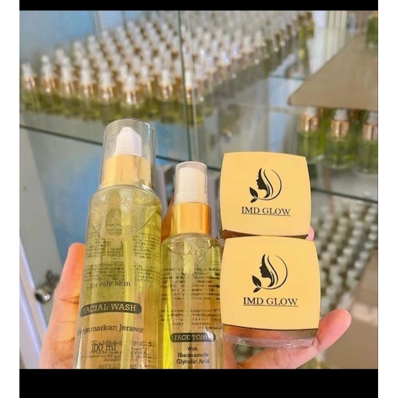 SKINCARE IMD GLOW PAKET BRIGHTENING BPOM