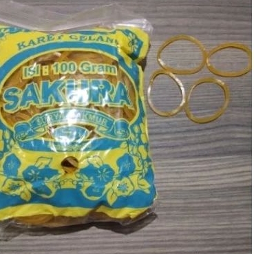 

KARET GELANG KUNING 100gr