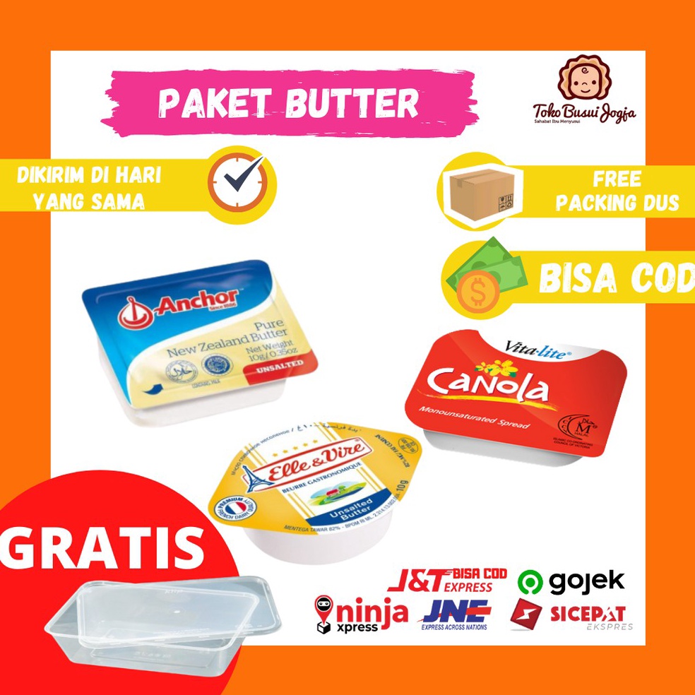 

KODE PRODUK RDTTI4553 ANCHOR UNSALTED BUTTER Porsi Mini isi 5 7 dan1 UB MPASI Anak Bayi HALAL Elle Vire