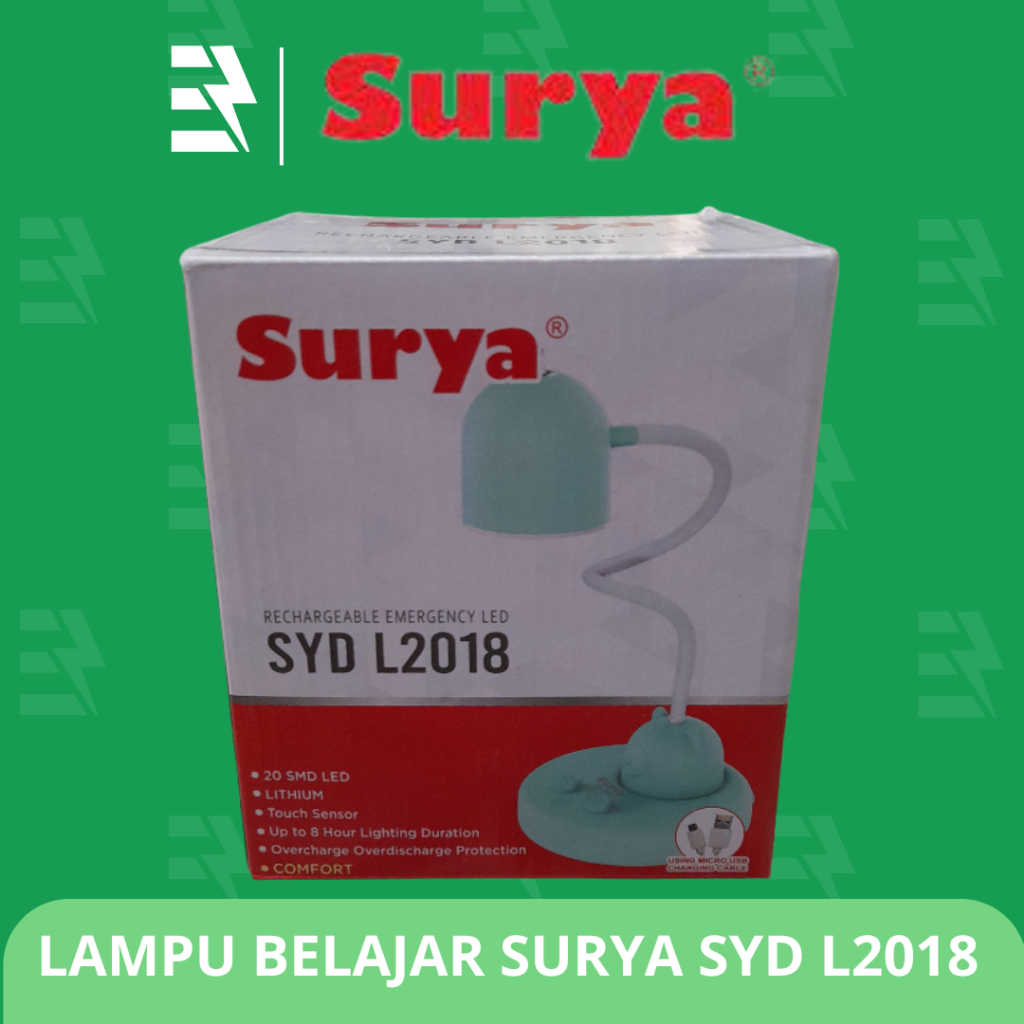lampu belajar surya LED SYD L2018 / lampu emergency surya SYD L2018