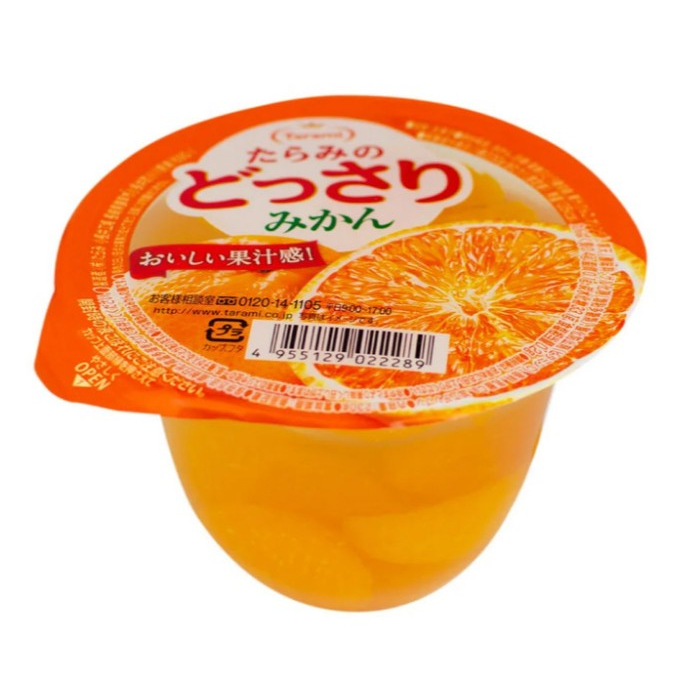 

Tarami Dossari Mandarin Orange Cup Jelly / Jeli Agar Buah Jeruk 230Gr