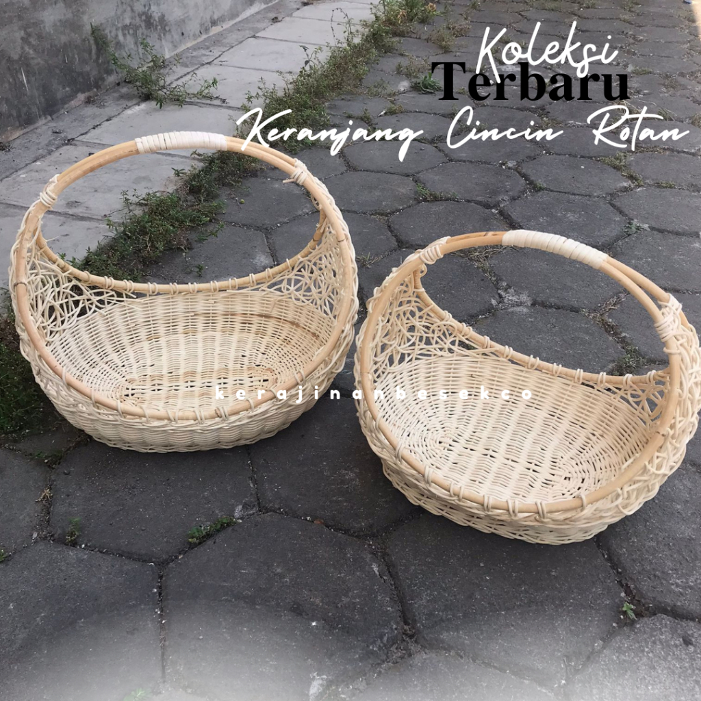 HANTARAN KERANJANG CINCIN ROTAN | keranjang buah | parsel | seserahan | keranjang rotan | hampers