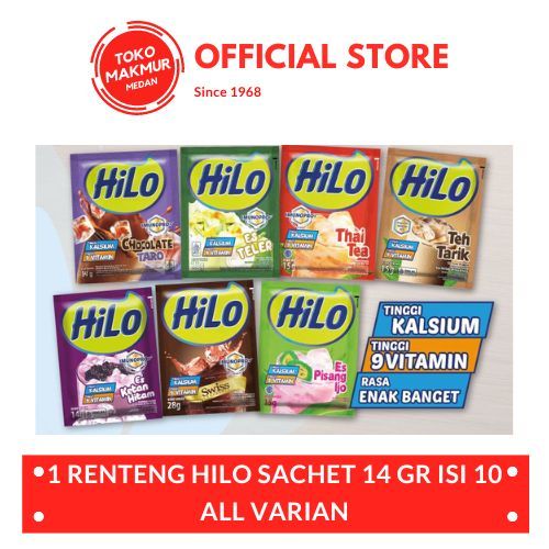 

1 RENTENG HILO SACHET ISI 10 SACHET