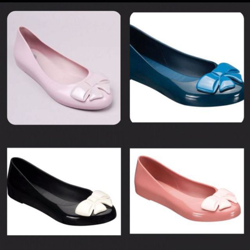 FLAT SHOES WANITA FULL JELLY KOREA STYLE