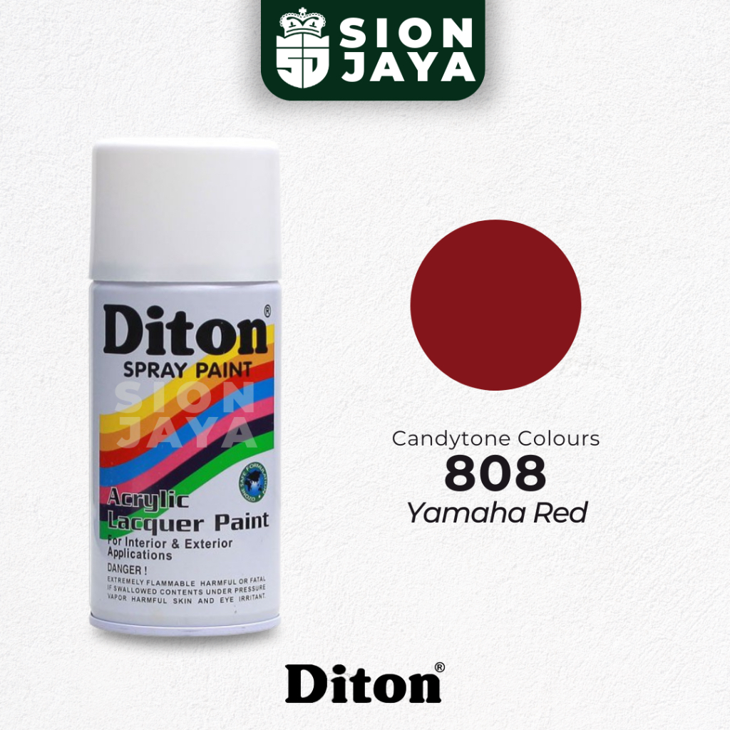 Pilox / Pylox / Cat Semprot Diton 300ml Merah Candy 808 Yamaha Red
