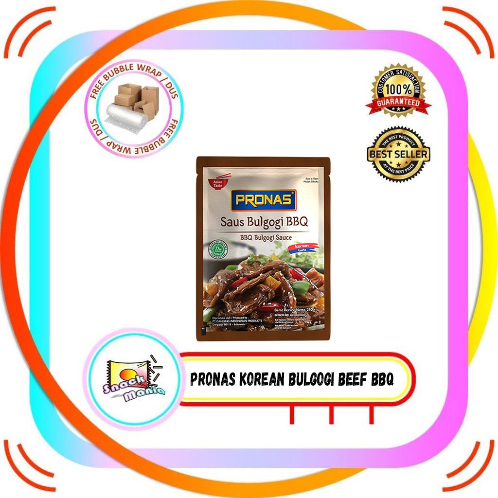 

Pronas Saus Korean Bulgogi BBQ 250 gr Barbeque Sauce