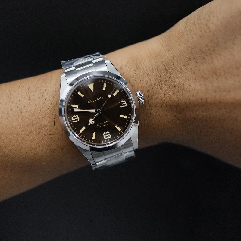 Jam Tangan Baltany Homage Explorer 39mm S4035AB Seiko Nh38 automatic Movement