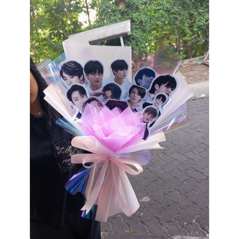 buket semarang/buket bunga/buket bunga wisuda/bouquet bunga/buket foto kpop