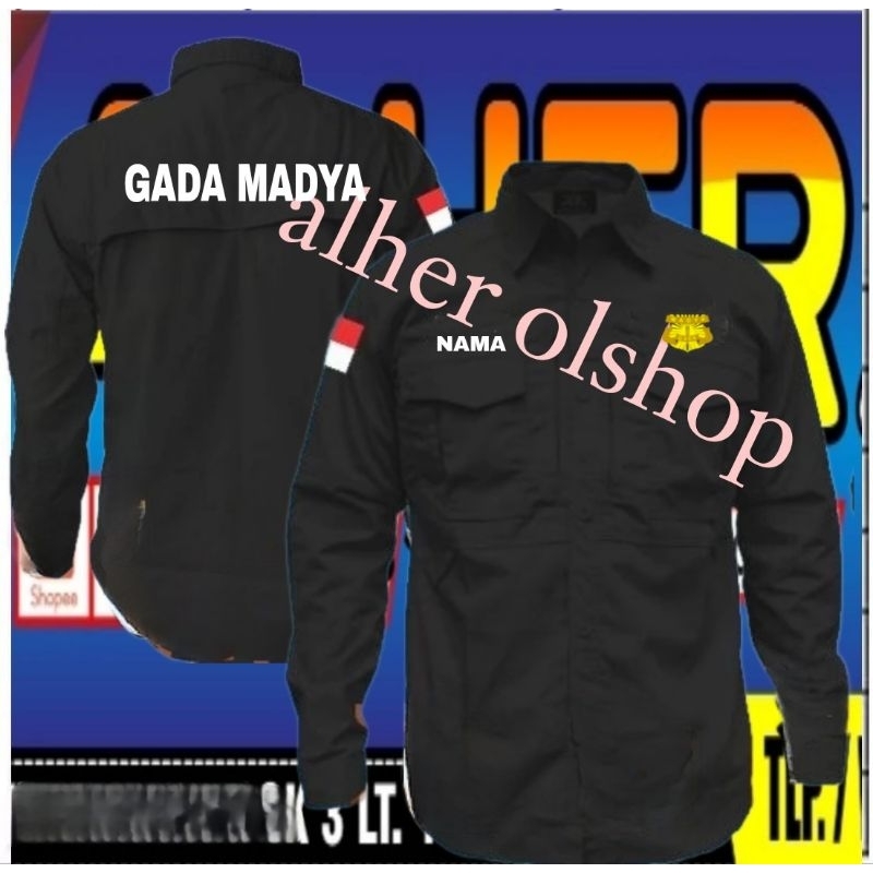 kemeja tactical gada madya baju tactical gada madya seragam tactical gada madya kemeja gada madya ba
