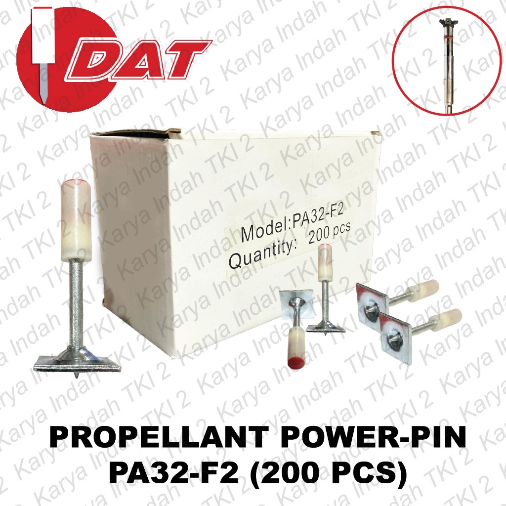 Isi Paku Tembak Plafond DAT PA32-F2 Pengganti Ramset Superfix PA 32 F2