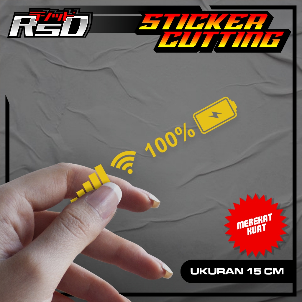 

05 STRICKER LUCU SINYAL & BATRAI 100% - STICKER LUCU SINYAL & BATRAI 100%