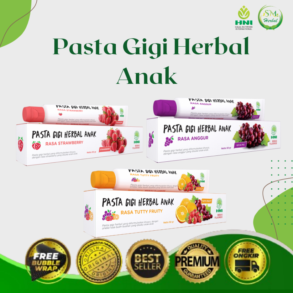 Pasta Gigi Herbal Anak HNI HPAI