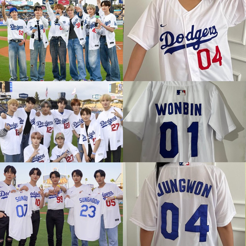 Jersey Baseball Enhy pen NCT Riize 127 dream - dopeclubs CUSTOM NAMA dopeclubs