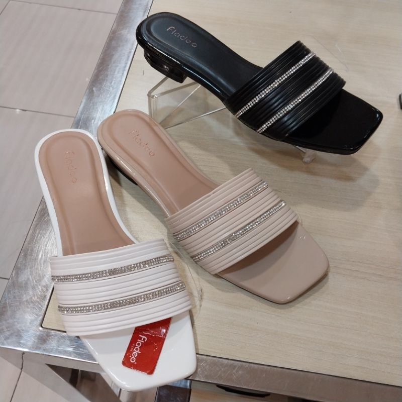 Sandal flat wanita FLADEO original