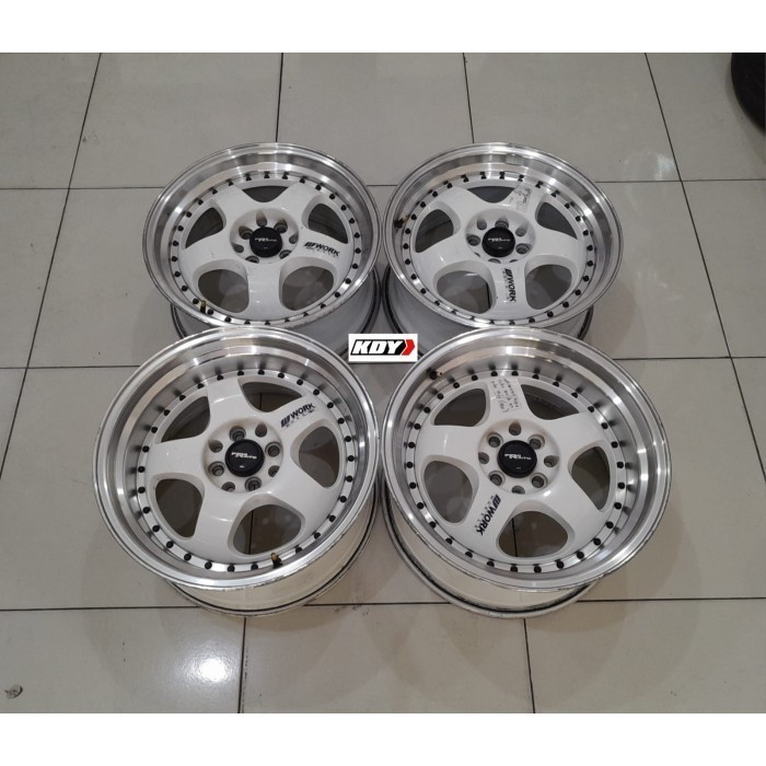 VELG MOBIL WORK MEISTER R17X7,5/8,5 PCD 4X100, 4X114 ET35 AVANZA XENIA LIVINA MOBILIO FREED JAZZ CIT