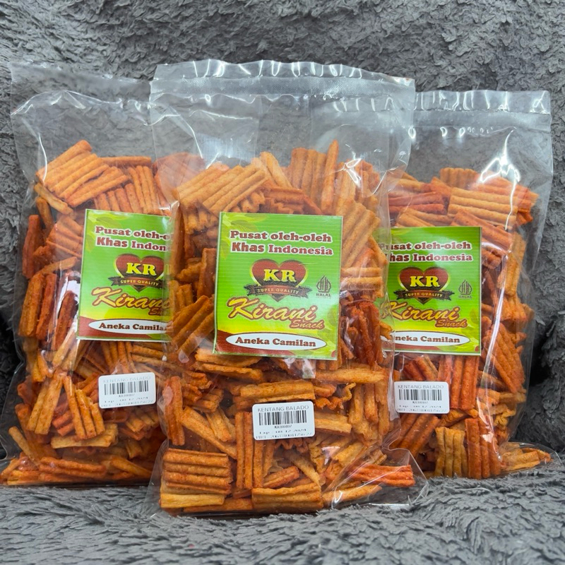 

Keripik kentang balado super enak