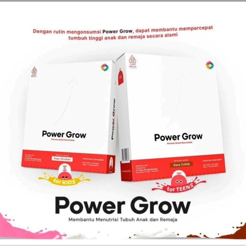 

POWERGROW -Susu Peninggi Badan Tinggi Kalsium Untuk Anak Remaja - Vanilla