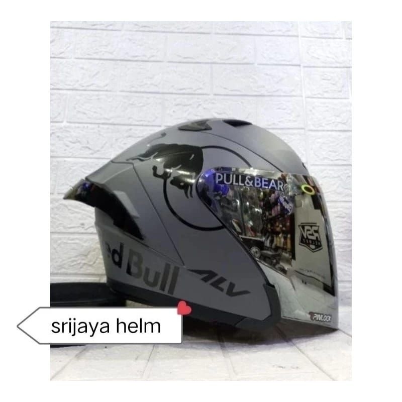 HELM ALV ULTRON PAKET LEOPARD FULL WARNA SOLID