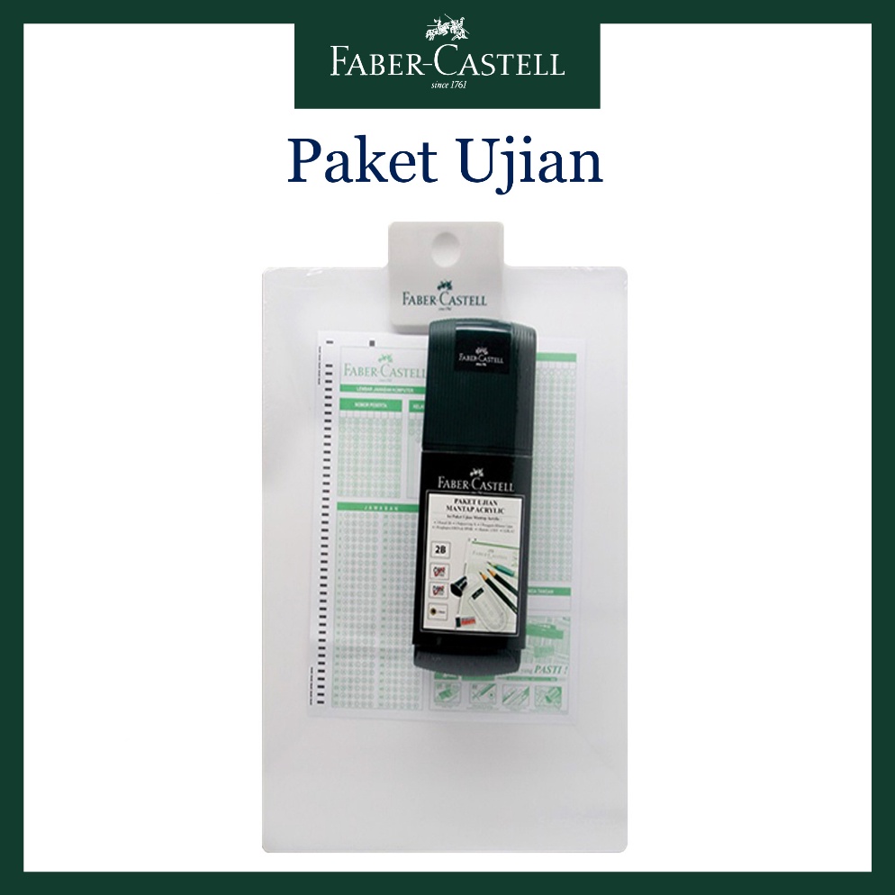 

ART V3E4 Paket Ujian Faber Castell Paket Ujian Mantap Lengkap dengan Papan Acrylic