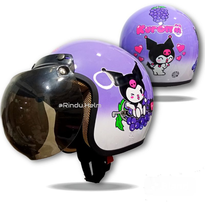 Helm Kuromi Kids 5TH Ke Atas