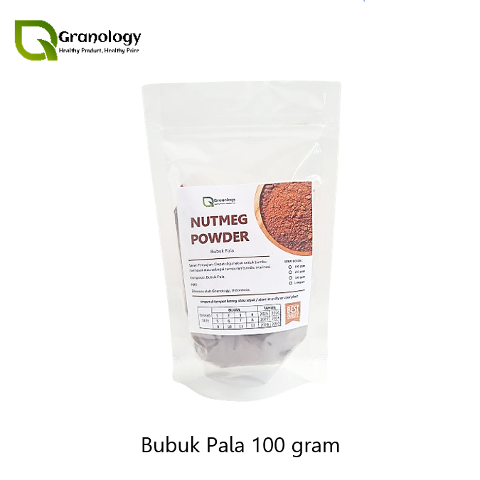 

Pala Bubuk / Nutmeg Powder (100 gram) by Granology