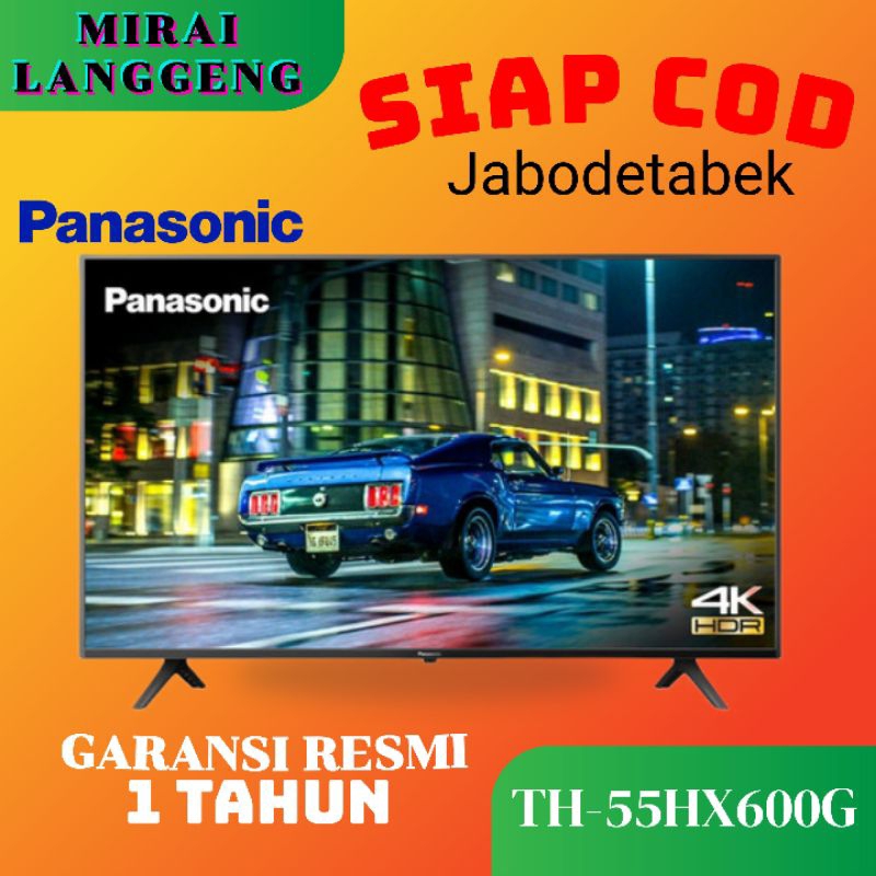 Panasonic 4k android tv 55hx600g /th 55 hx600g 55
inch