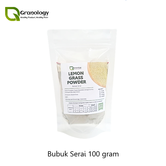 

Serai Bubuk / Lemongrass Powder (100 gram) by Granology