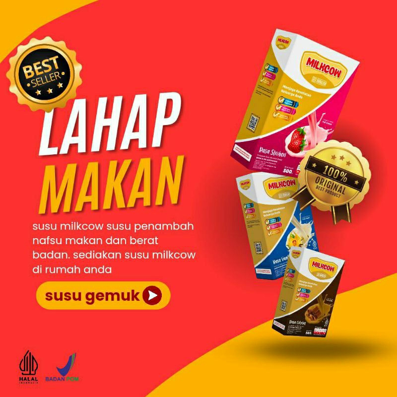 

MILKCOW PENGGEMUK BADAN AMPUH SUSU SAPI FULLCREAM 500 gr