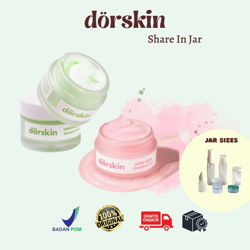 Share In Jar [DUO MOIST 24/7] Dorskin Matcha Glow Sleeping Mask + Pink Bliss Moisturizer