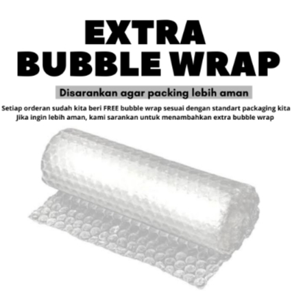 

BUBBLE WRAP SEBAGAI TAMBAHAN PACKINGAN AGAR LEBIH AMAN DAN MAKSIMAL