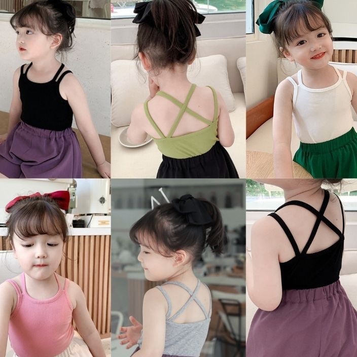ORIGINAL tanktop anak silang  FEREN TANKTOP SILANG