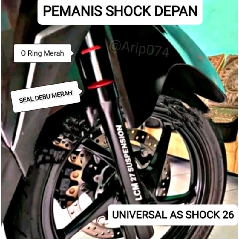 [PROMO] SEAL SHOCK DEPAN AS 26 ALA LCM 27 suspension PNP SHOCK DEPAN VARIO BEAT SCOOPY MIO NOUVO FIN