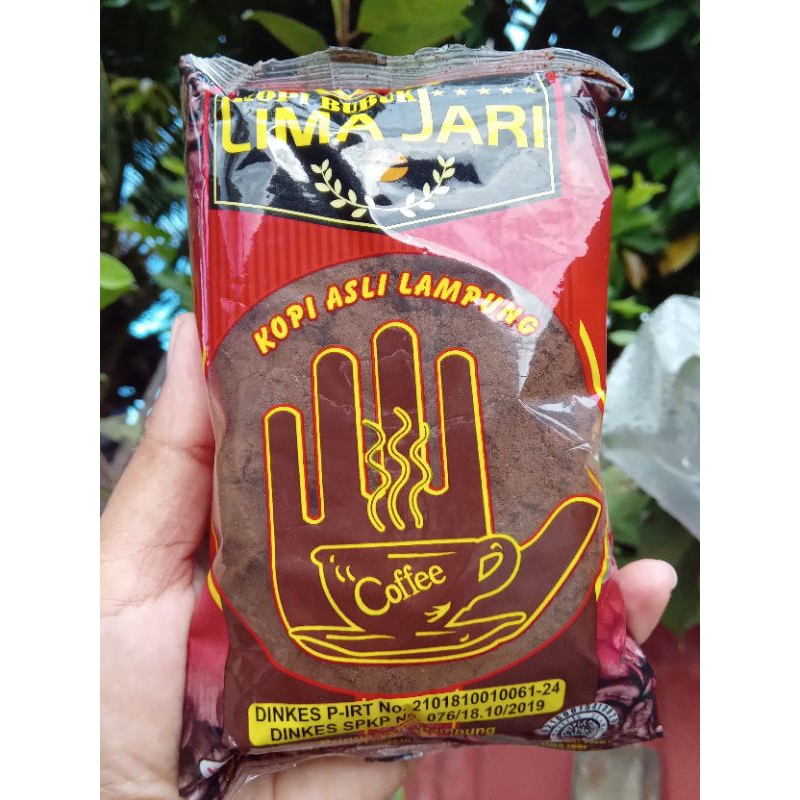 

kopi bubuk lima jari khas lampung