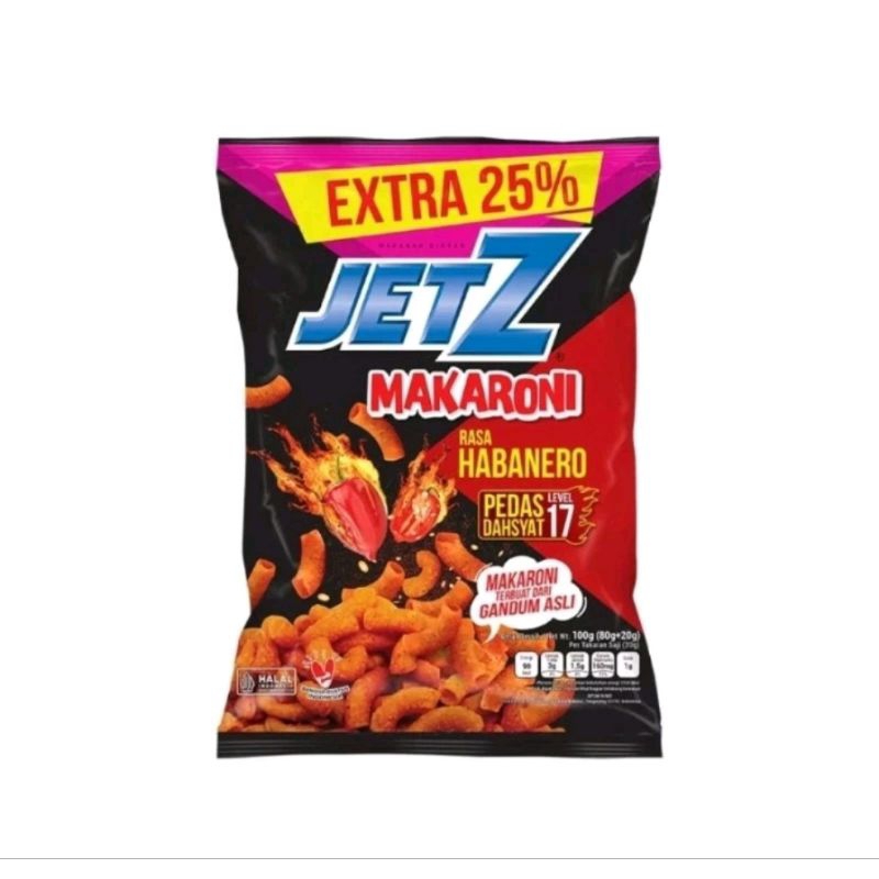 

JETZ MAKARONI HABANERO 100 GR