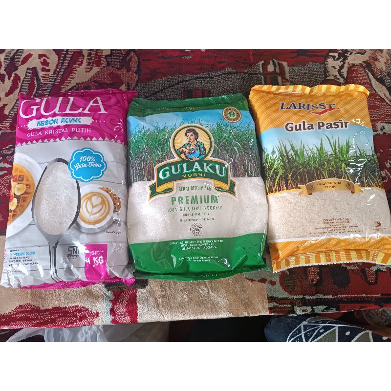 

Gula kemasan 1 kg