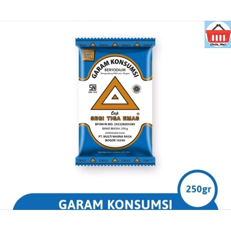 

GARAM CAP SEGI TIGA EMAS 250GR