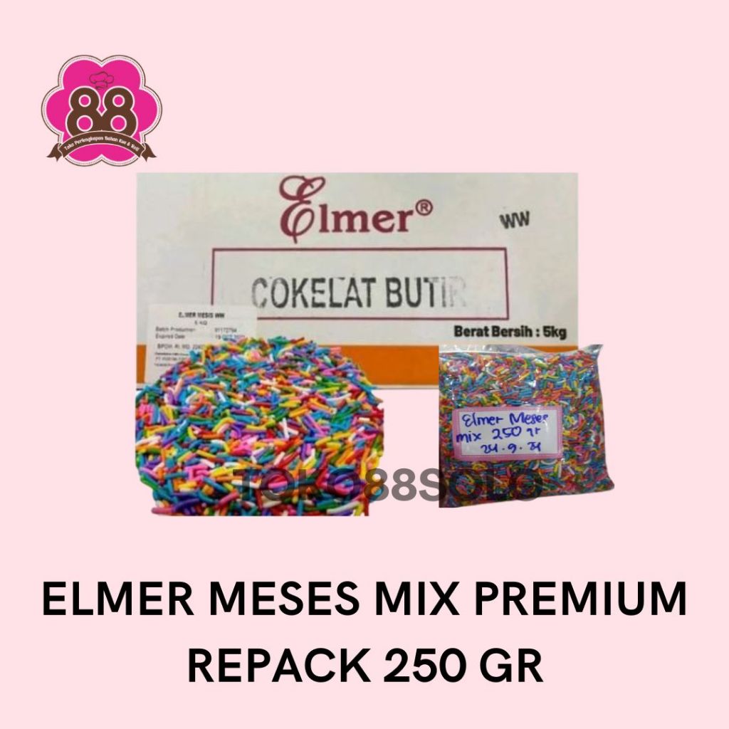 

ELMER MESES MIX PREMIUM WARNA WARNI REPACK 250GR