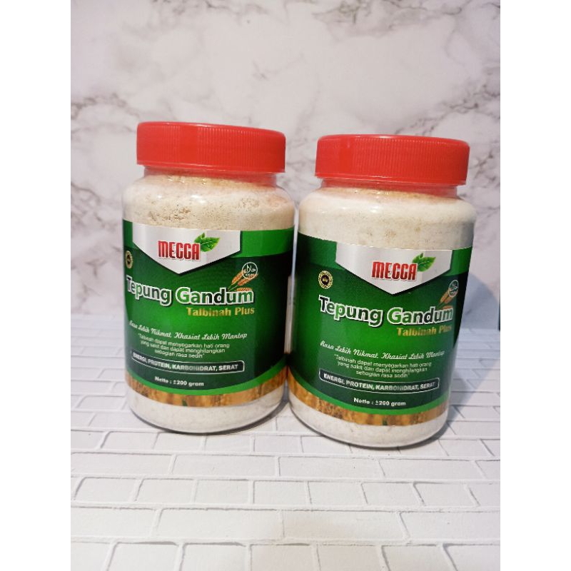 

Tepung Serbuk gandum TALBINAH MECCA Kemasan 200 gram